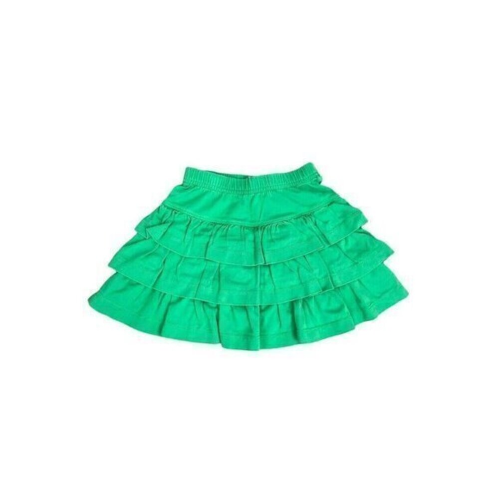 Hanna Andersson Green Tiered Skirt